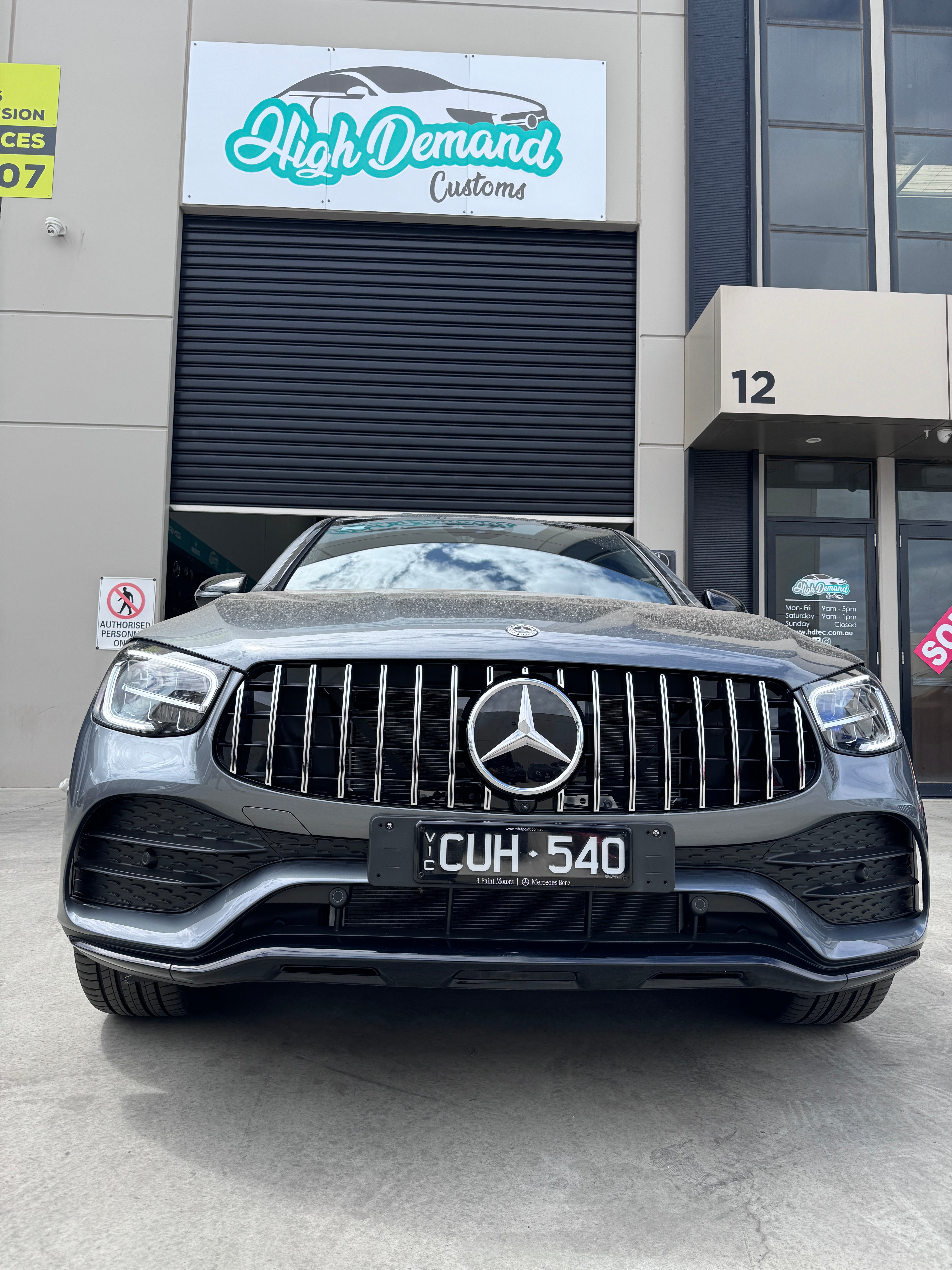 GLC AMG GT Grill 2022+ Chrome Grill